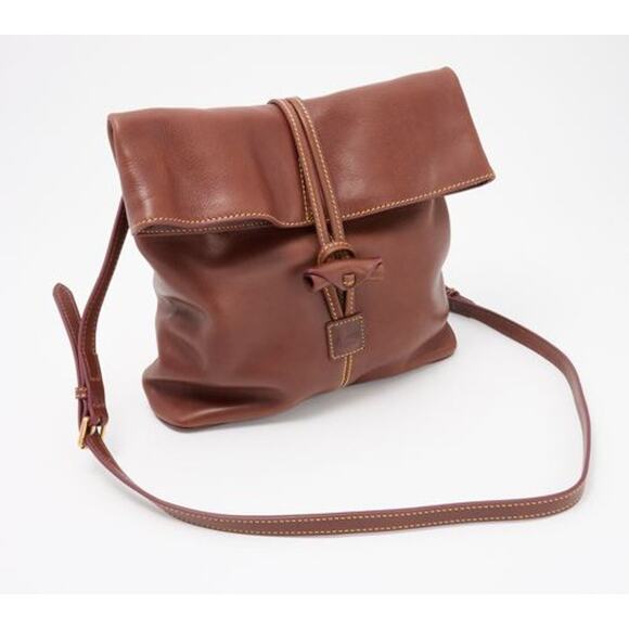 Dooney & Bourke Florentine Med Toggle Crossbody Bags Chestnut Brown - Picture 1 of 16